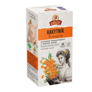 Elixir Organic Sea Buckthorn & Rosehip Herbal Fruit Tea – 20 tea bags pack