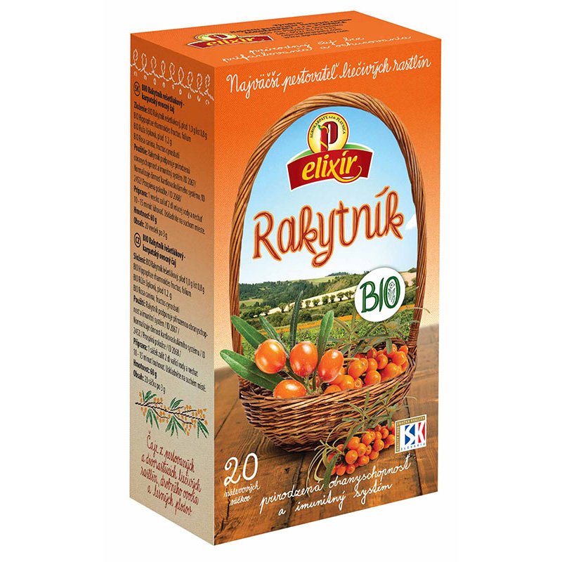 Organic Sea Buckthorn Herbal Tea (20 Tea Bags 40g)