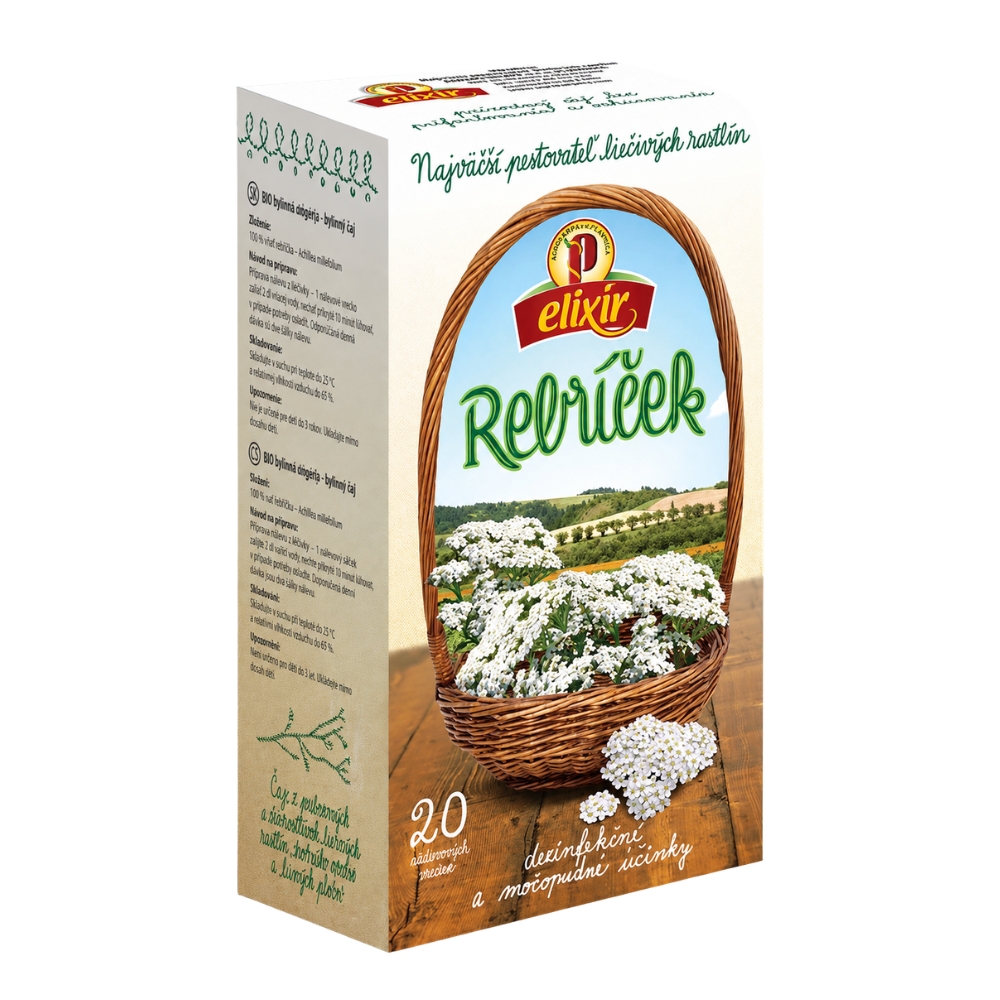 Elixir Common Yarrow Herbal Tea – 20 tea bags pack