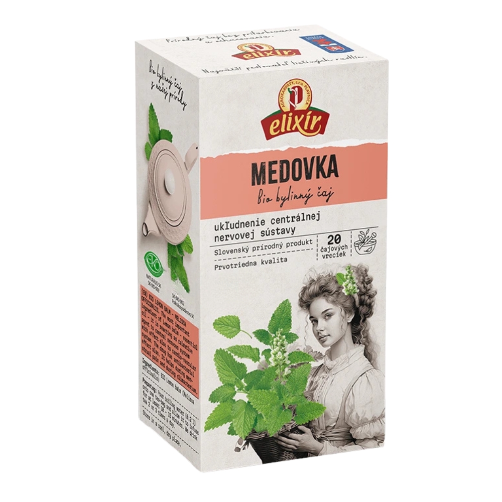 Elixir Lemon Balm Herbal Tea – 20 tea bags pack